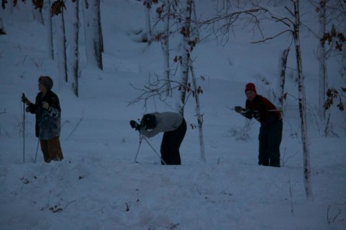 Cross country skiing.  Kinda.