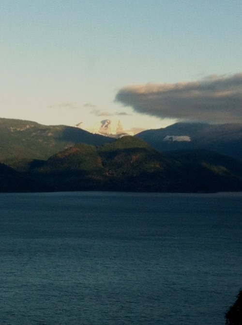 View from her living room.