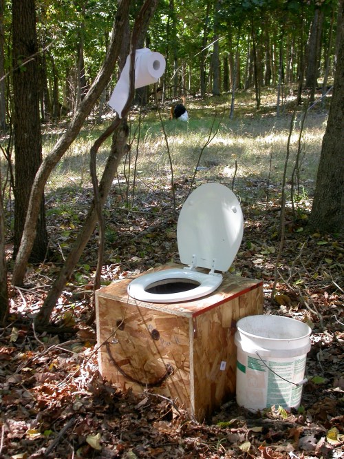 First bathroom on new property.