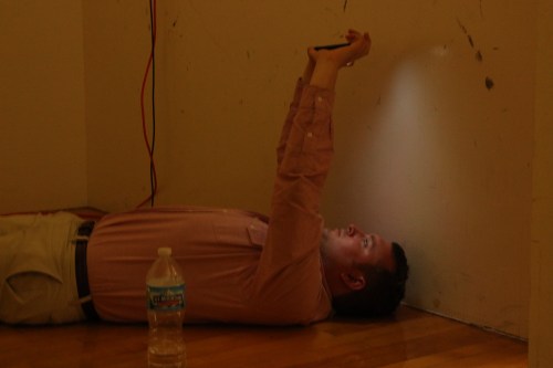 Eric helping, err, I mean resting.